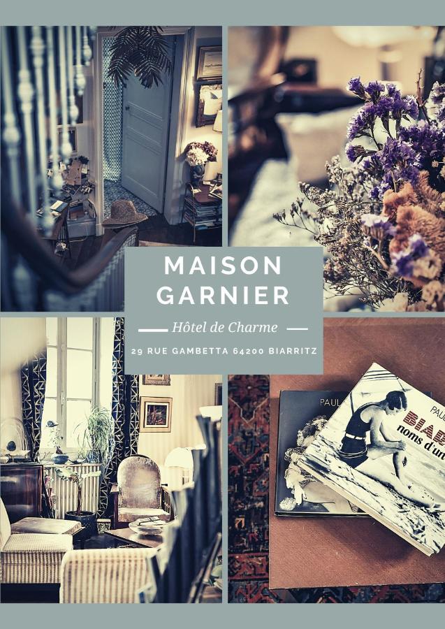 Maison Garnier Hotel De Charme Биарриц Экстерьер фото